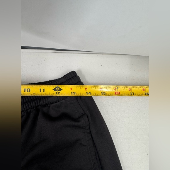 Adidas Track Pants Mens M Black Dark Green Baggy Cargo Pocket 90s Y2K - Picture 8 of 11